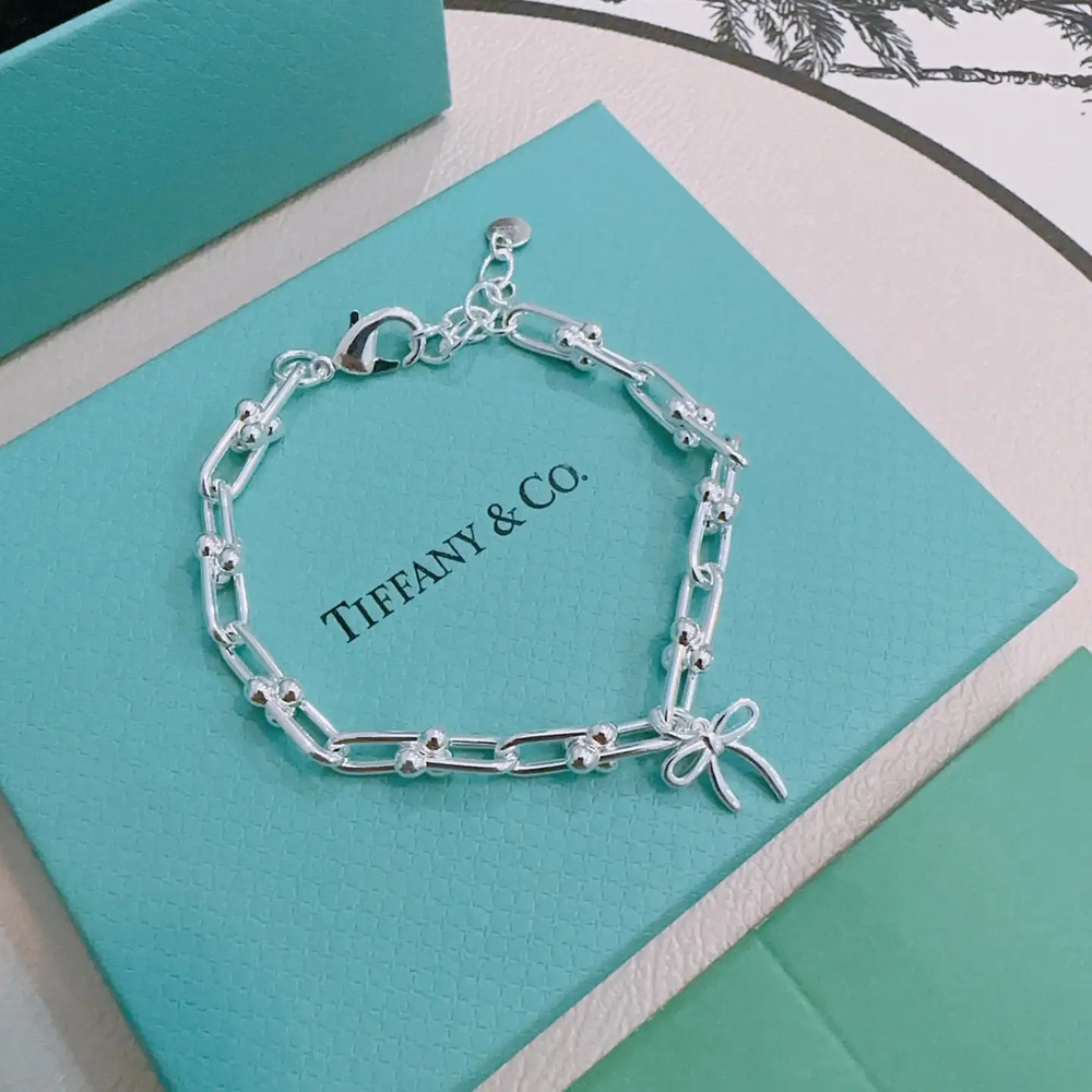 Tiffany & Co. Bow Silver Bracelet